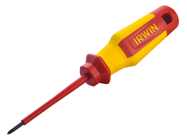 Отвертки - Отвертка IRWIN крестовая с изоляцией VDE PH1 x 100 мм